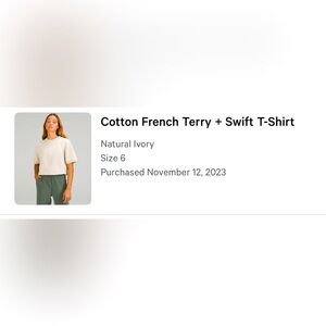 Cropped lululemon shirt. Great condition.